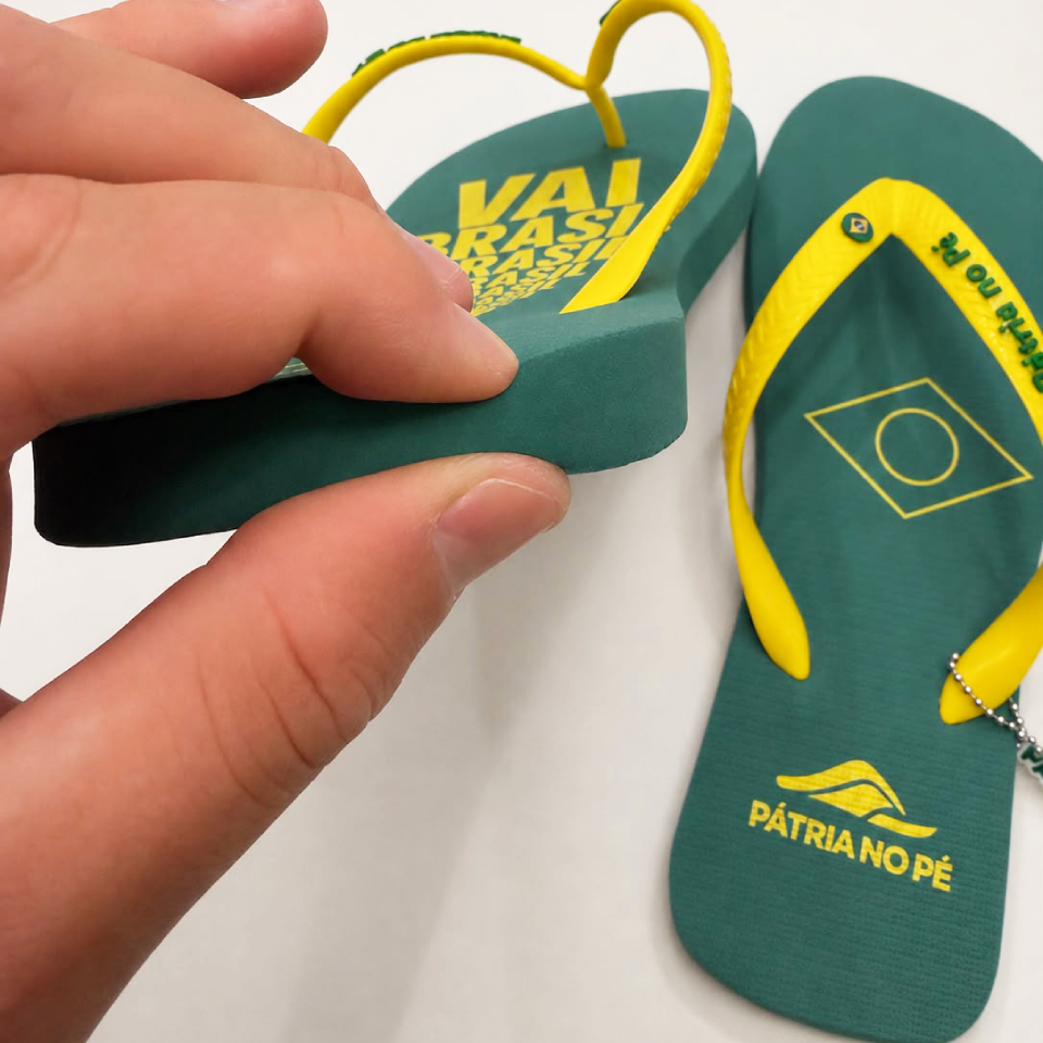 Chinelo: Vai Brasil - Premium (Lançamento)