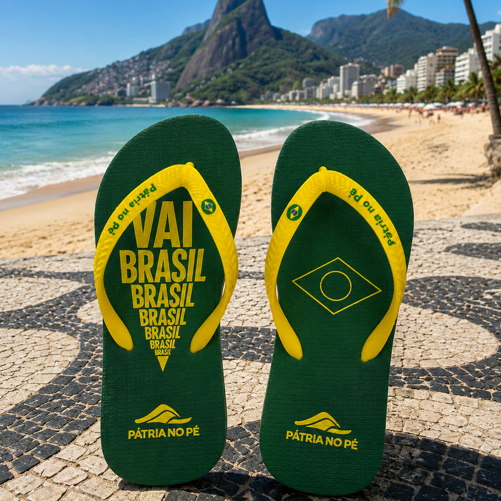 Chinelo: Vai Brasil - Premium (Lançamento)