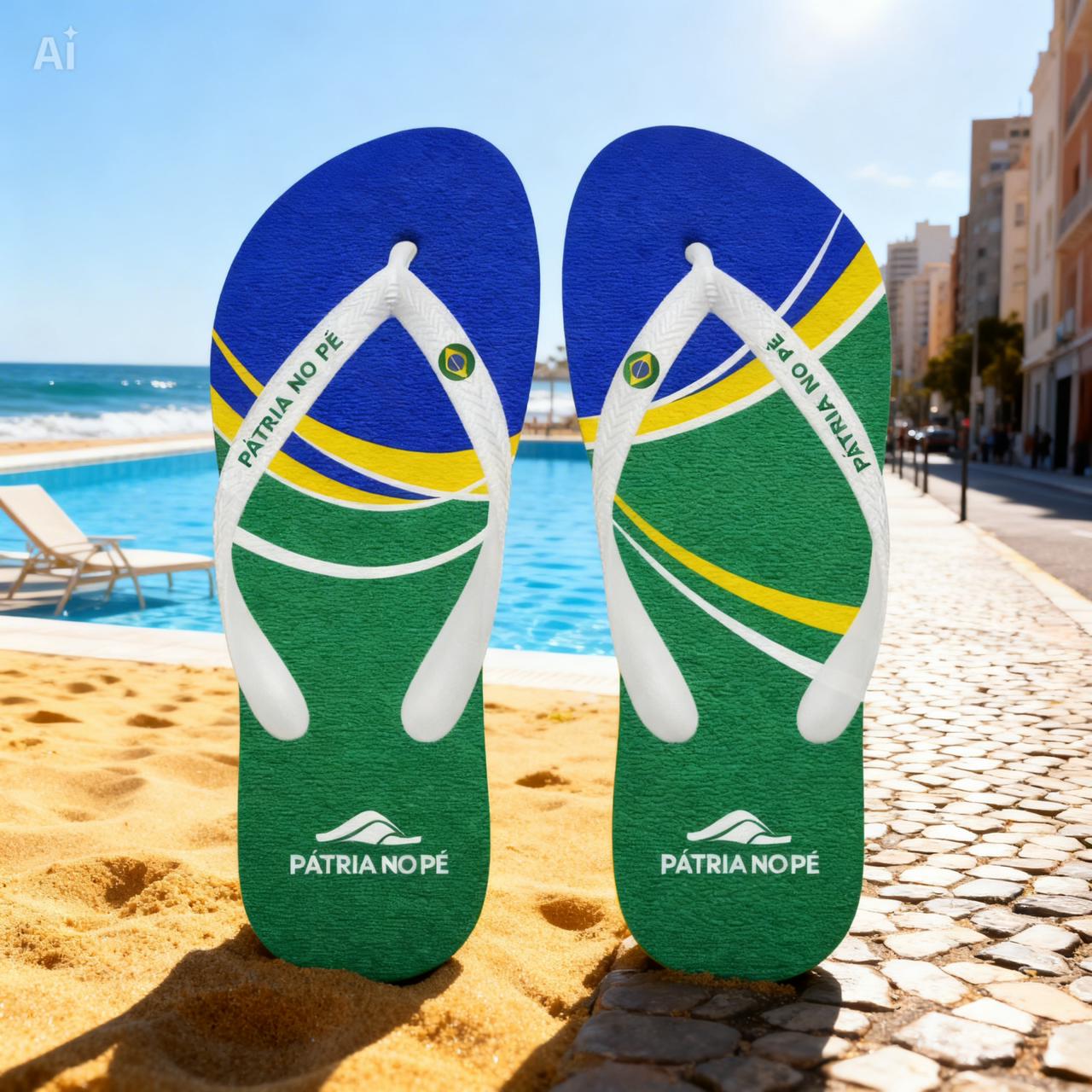 Chinelo: Pé do Brasil (EDIÇÃO LIMITADA)